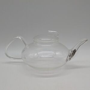 Tupperware Living Bloom Clear Glass Teapot MISSING GLASS INSERT